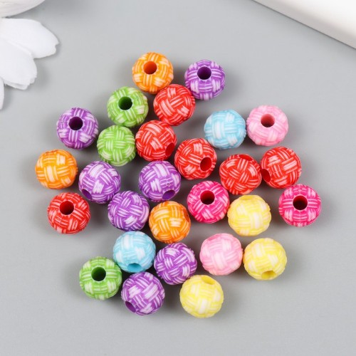 

Бусина Арт Узор для творчества пластик Стежки цветные d=1,1, 2 наб по 20 г, Разноцветный