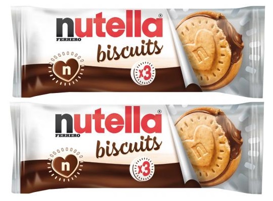 фото Бисквитное печенье нутелла nutella biscuits, 41,4 г х 2 шт