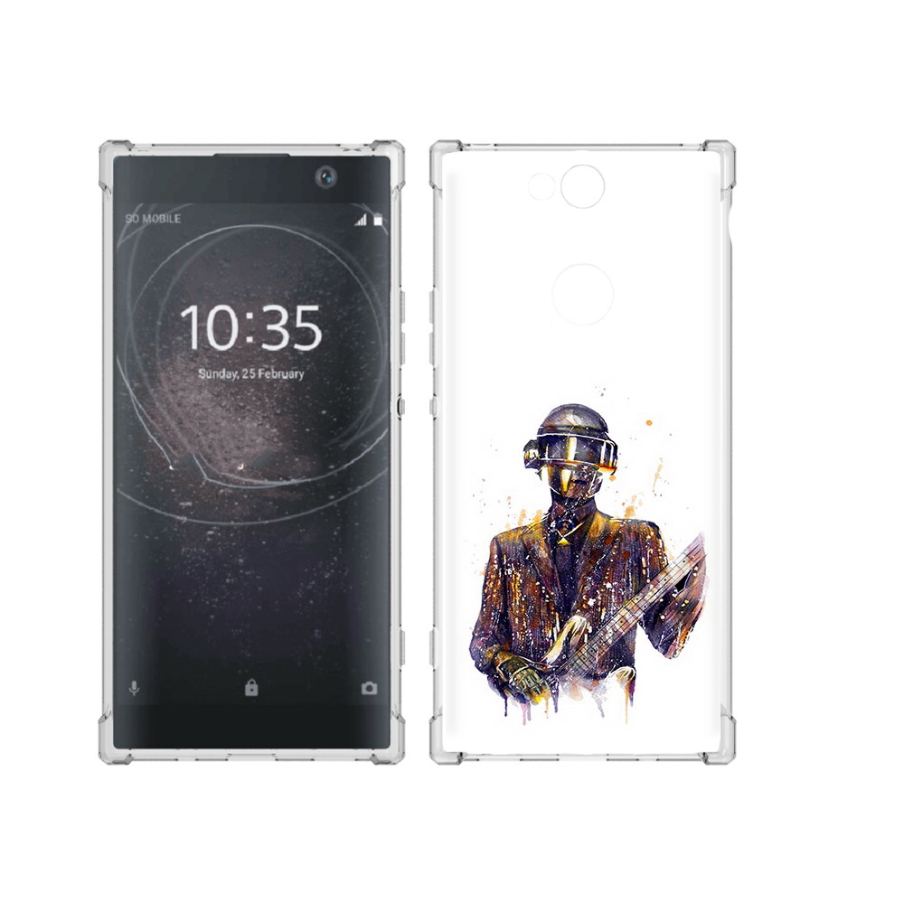 

Чехол MyPads Tocco для Sony Xperia XA2 Plus космо-гитарист, Прозрачный, Tocco