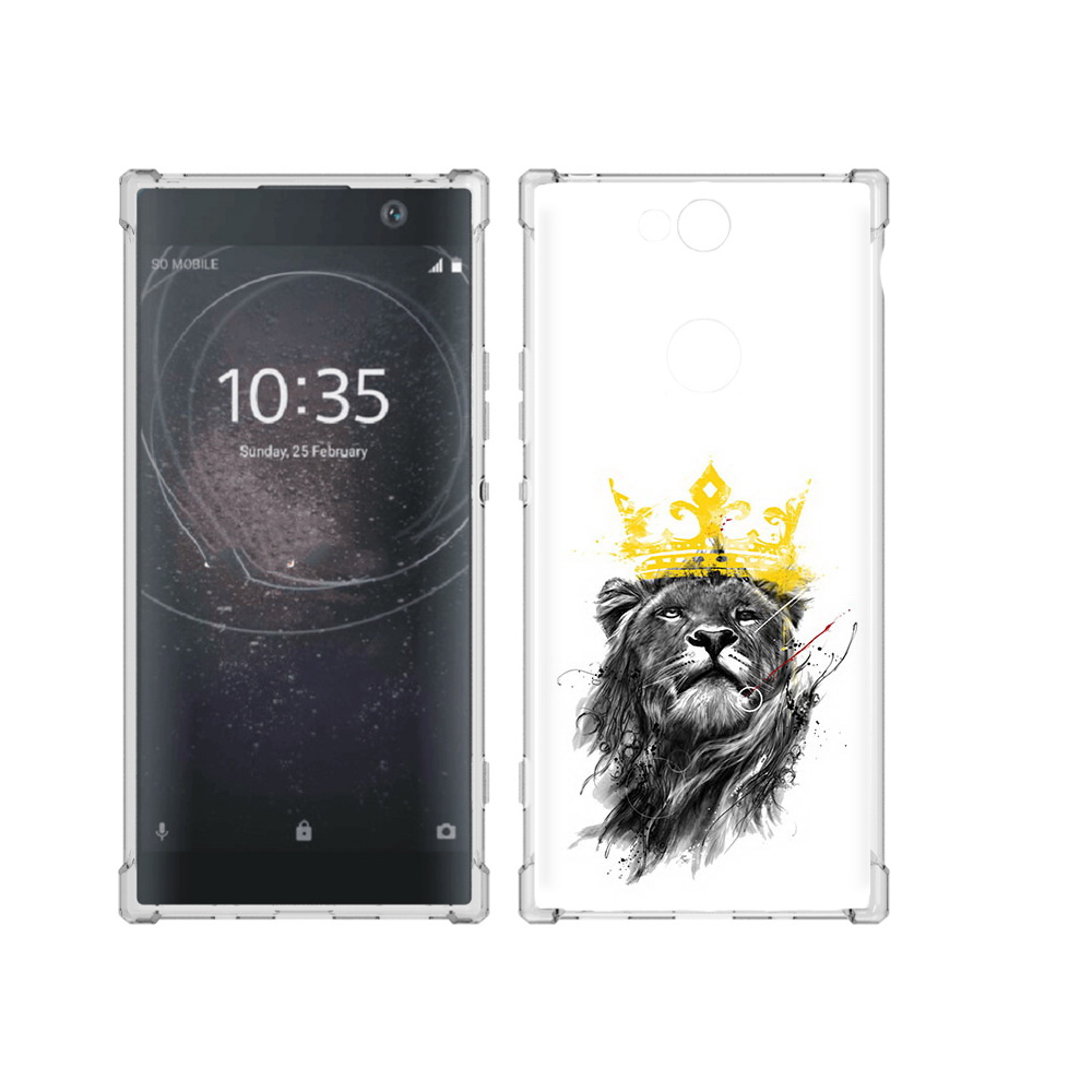 

Чехол MyPads Tocco для Sony Xperia XA2 Plus король-лев, Прозрачный, Tocco