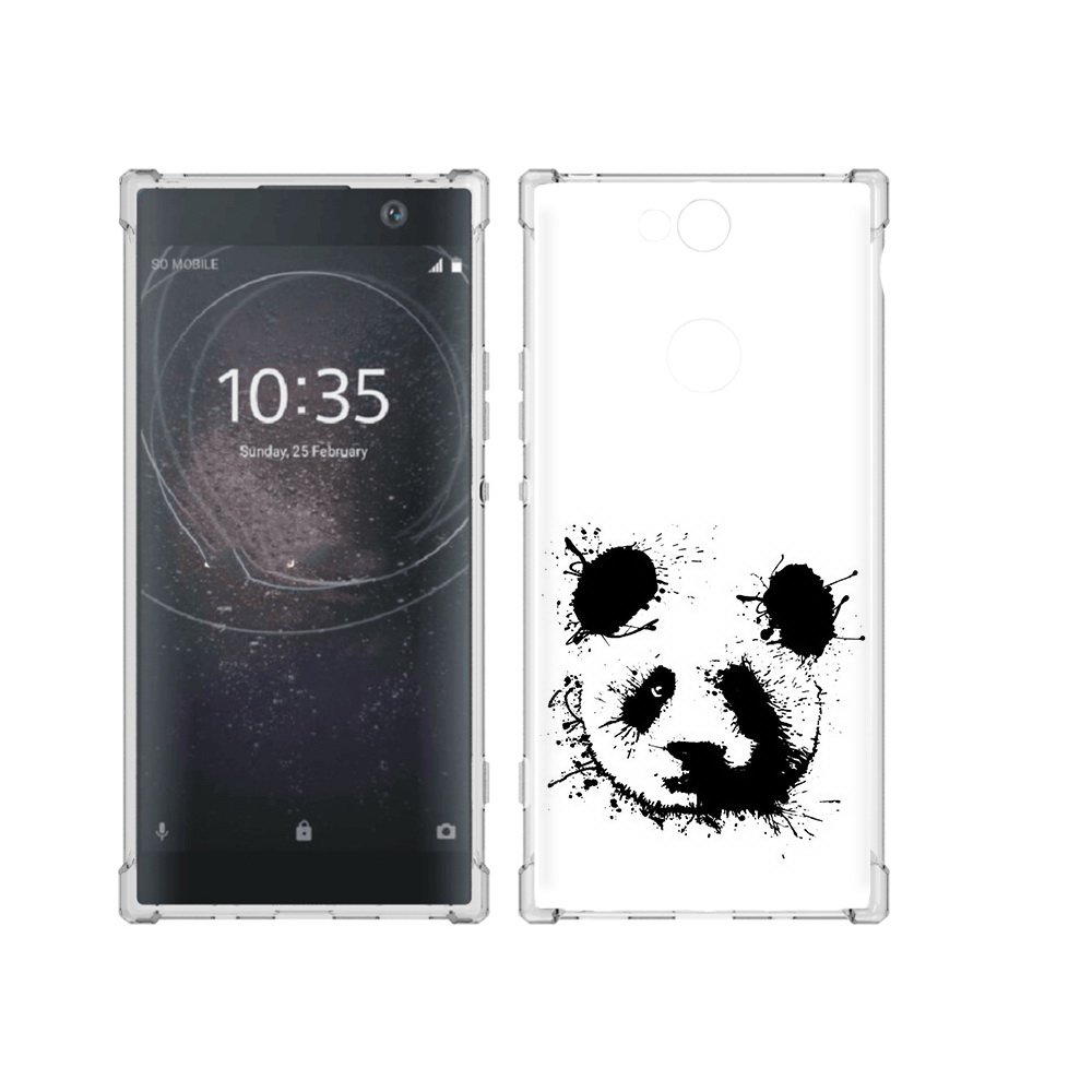 

Чехол MyPads Tocco для Sony Xperia XA2 Plus клякса-панда, Прозрачный, Tocco