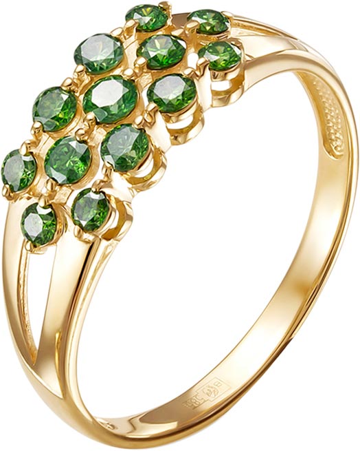 

Кольцо из желтого золота с бриллиантом р. 18,5 Vesna jewelry 11149-350-217-00, 11149-350-217-00