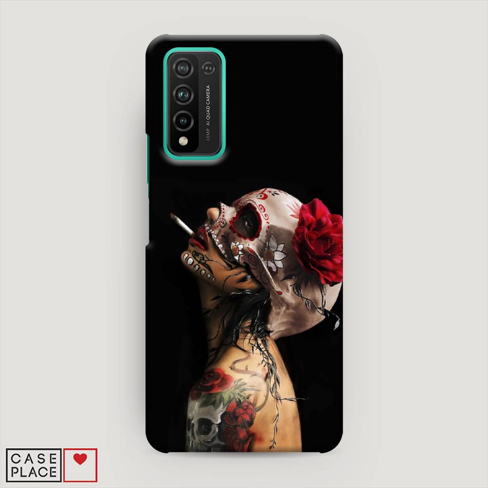 

Чехол Awog "Девушка с черепом" для Honor 10X Lite, 6104620-7