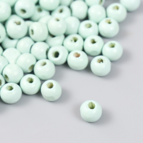 

Бусина Арт Узор для творчества дерево Светло-бирюзовый d-0,8 см, 2 наб по 20 г