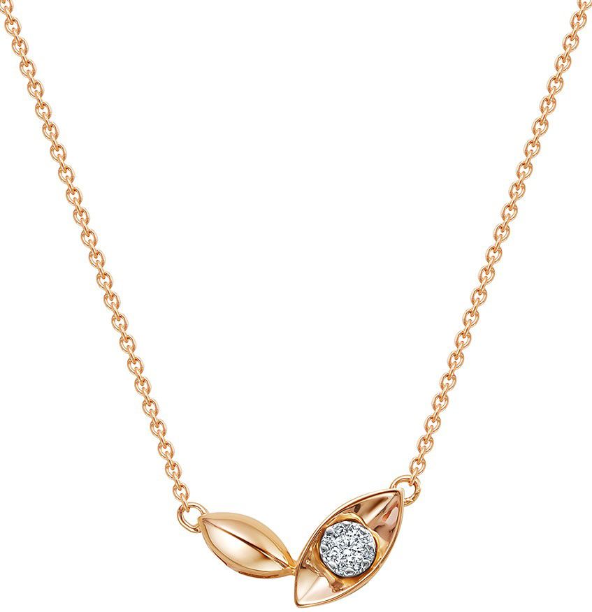 

Колье из красного золота с бриллиантом 40-45 см Vesna jewelry 61018-151-46-01, 61018-151-46-01