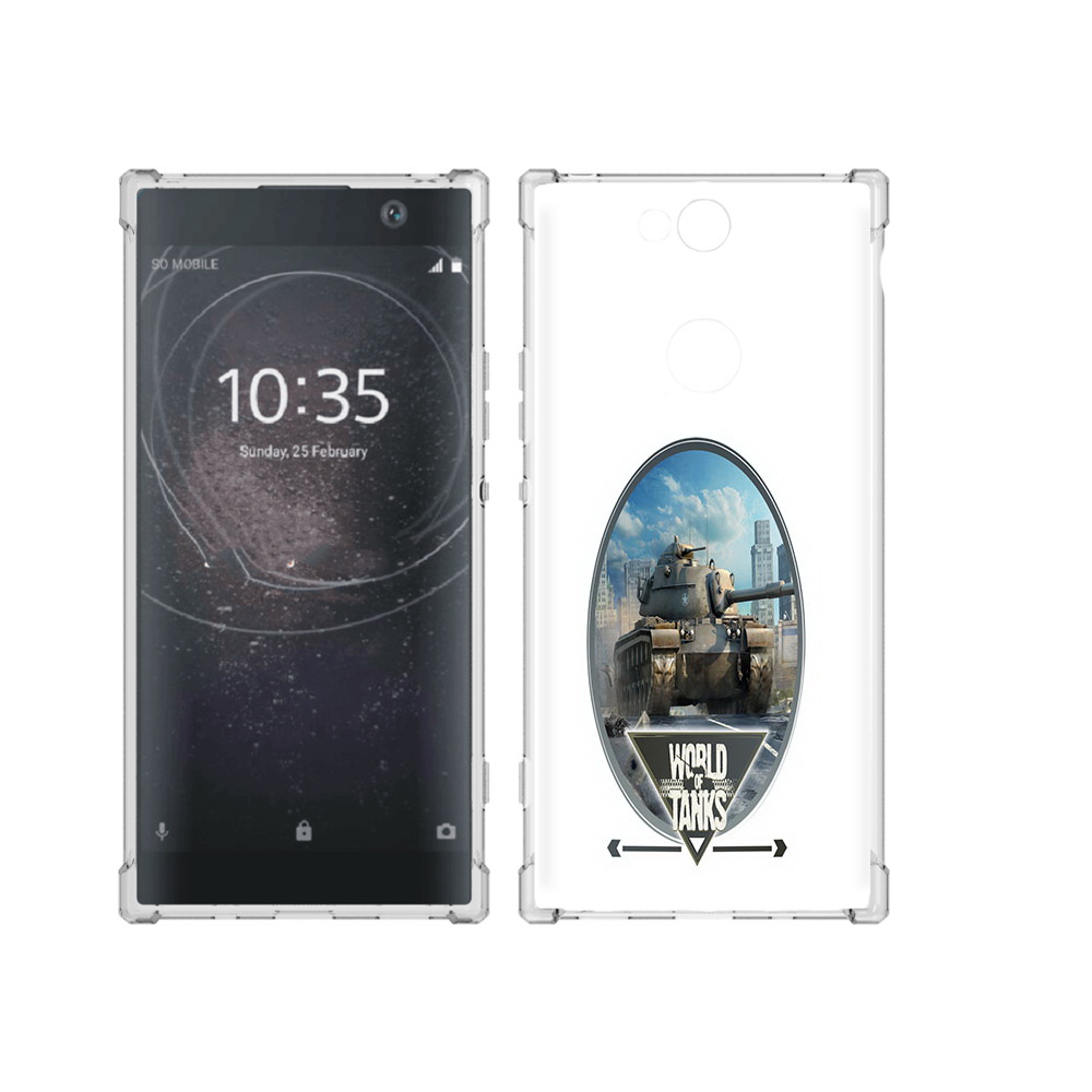 

Чехол MyPads Tocco для Sony Xperia XA2 Plus игра с танками, Прозрачный, Tocco