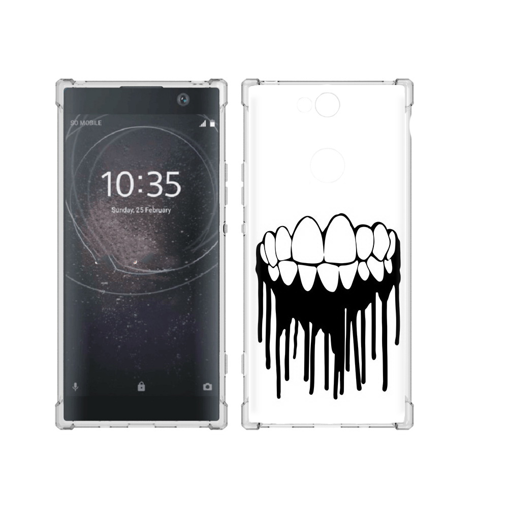 

Чехол MyPads Tocco для Sony Xperia XA2 Plus зубы, Прозрачный, Tocco