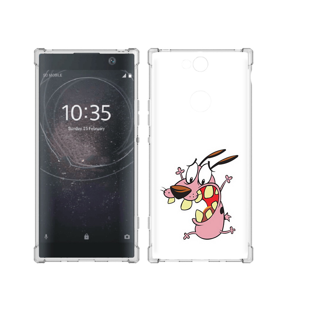 

Чехол MyPads Tocco для Sony Xperia XA2 Plus зубастый бобик, Прозрачный, Tocco