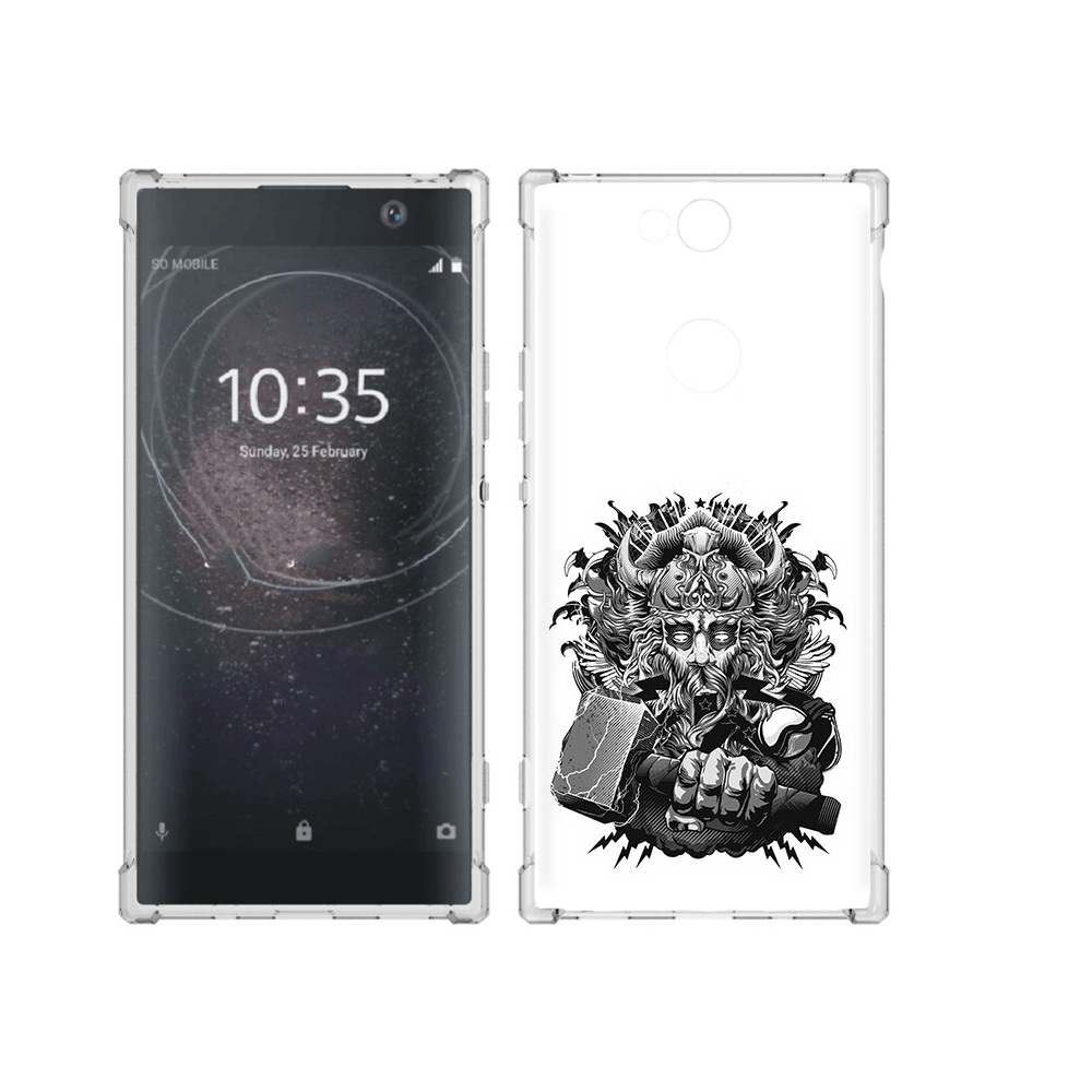 

Чехол MyPads Tocco для Sony Xperia XA2 Plus злой тор, Прозрачный, Tocco