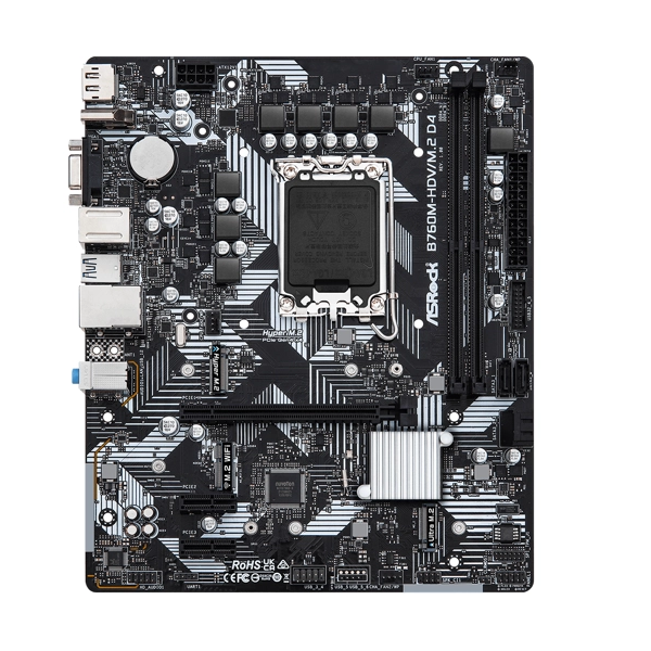 фото Материнская плата asrock b760m-hdv/m.2 d4 (b760m-hdv/m.2 d4)