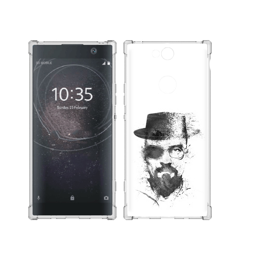 

Чехол MyPads Tocco для Sony Xperia XA2 Plus загадочный человек, Прозрачный, Tocco