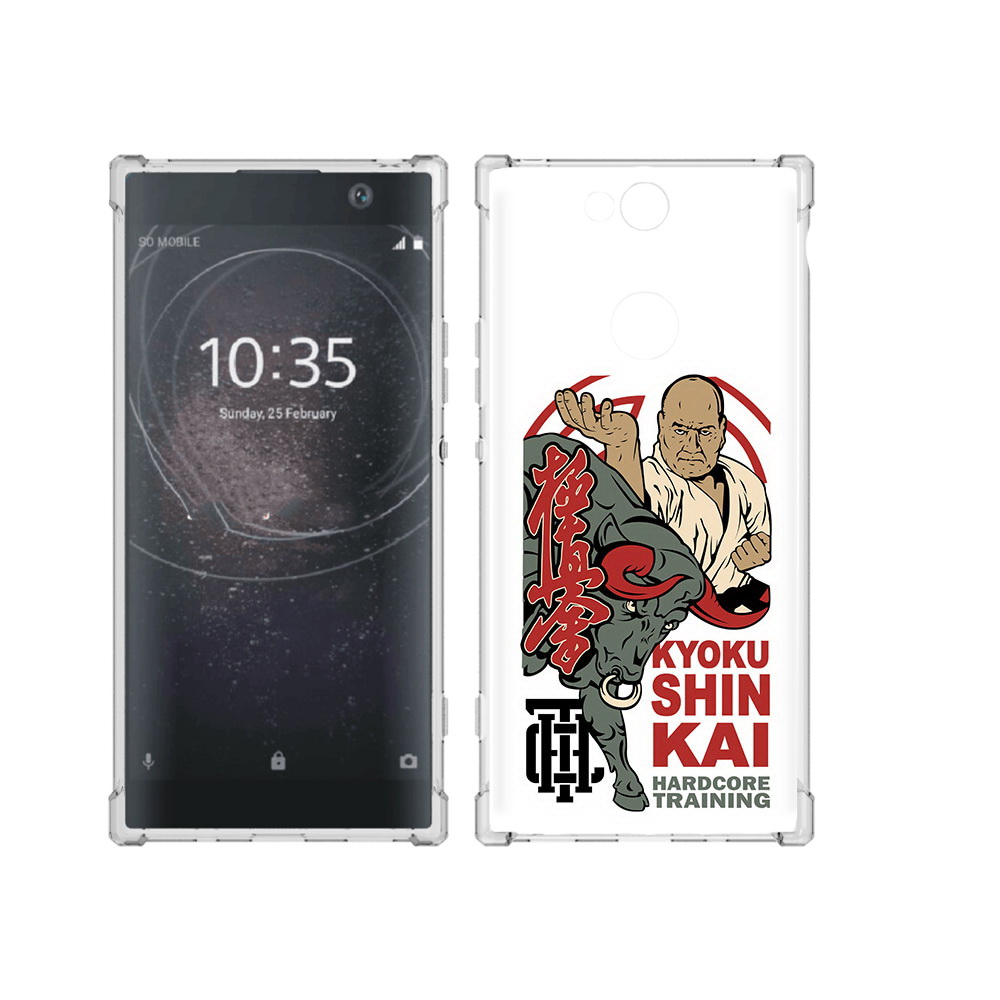 

Чехол MyPads Tocco для Sony Xperia XA2 Plus единоборства рисунок, Прозрачный, Tocco