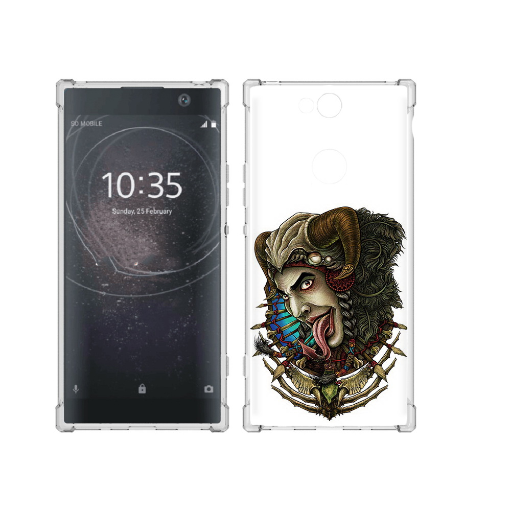 

Чехол MyPads Tocco для Sony Xperia XA2 Plus длинный язык, Прозрачный, Tocco