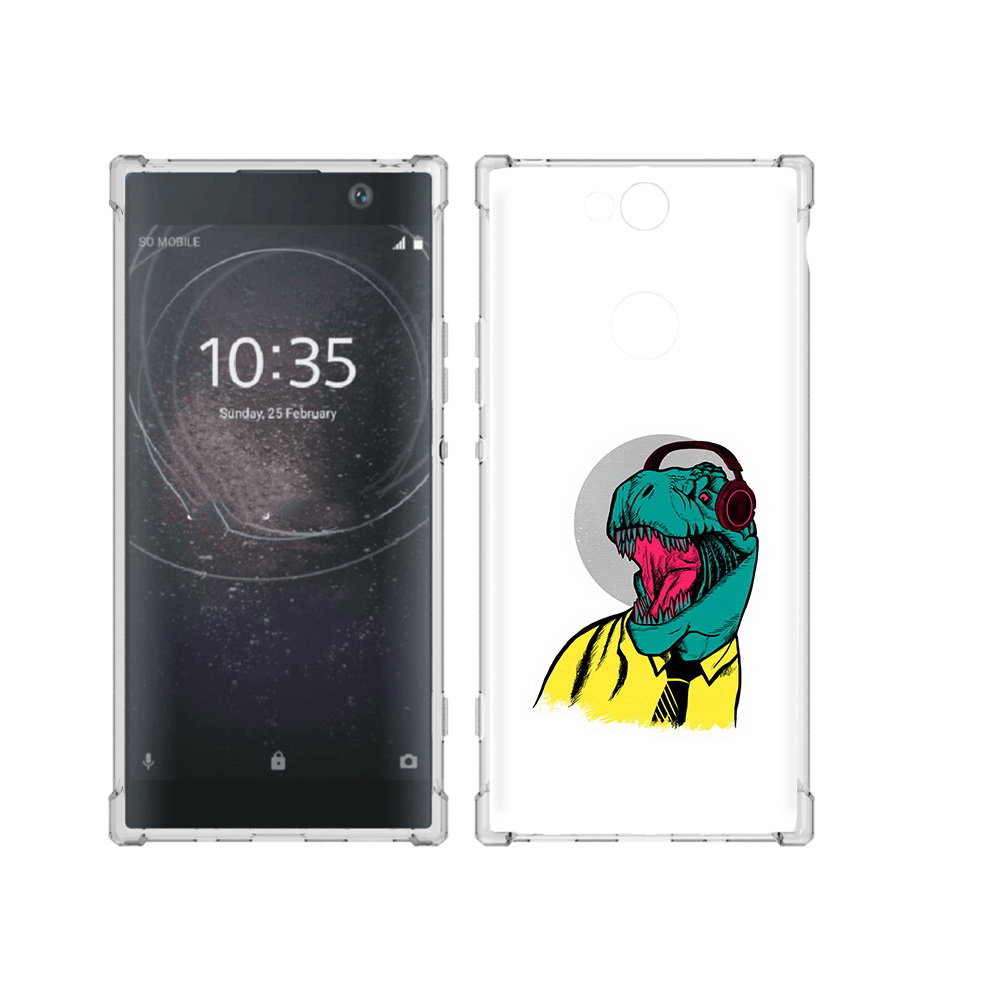 

Чехол MyPads Tocco для Sony Xperia XA2 Plus дино, Прозрачный, Tocco