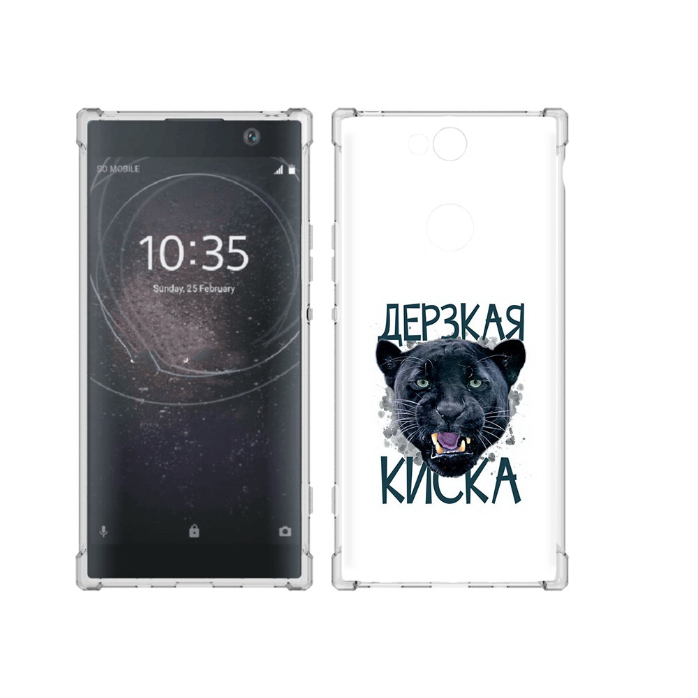 

Чехол MyPads Tocco для Sony Xperia XA2 Plus дерзкая киска, Прозрачный, Tocco