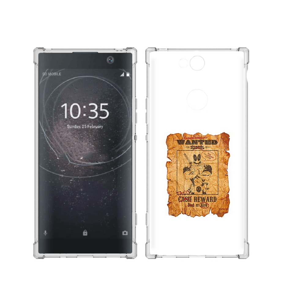 

Чехол MyPads Tocco для Sony Xperia XA2 Plus дедпул, Прозрачный, Tocco