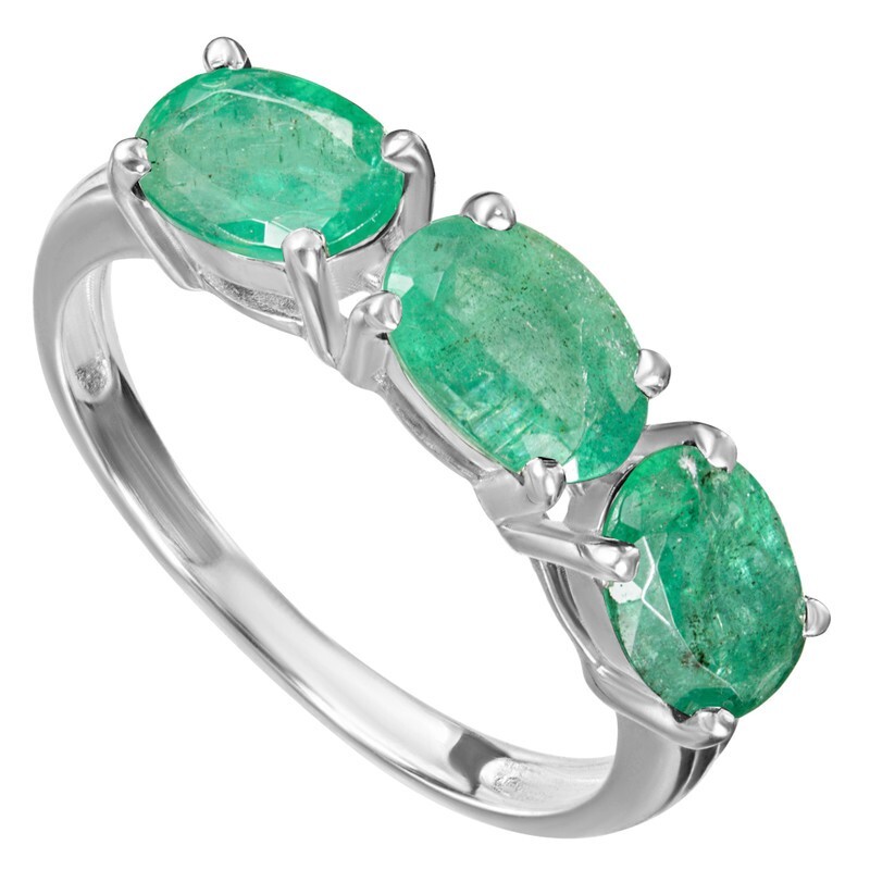 

Кольцо из серебра с изумрудом р.16,5 LAZURIT-ONLINE 809501, 809501