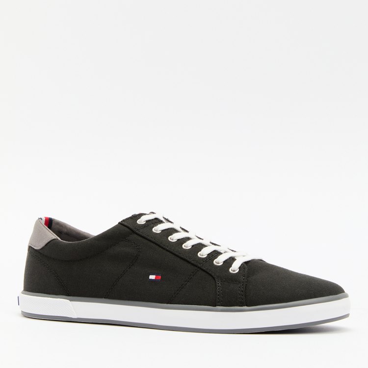 

Кеды мужские Tommy Hilfiger FM0FM00596 черные 45 EU, Черный, FM0FM00596