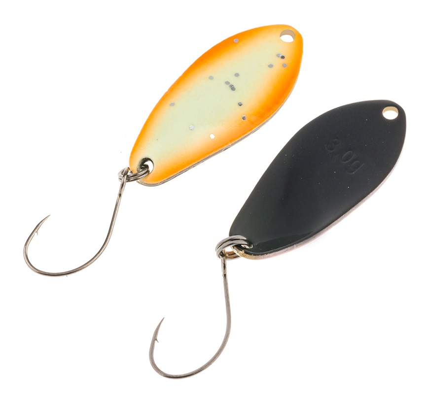 

AKARA Блесна колеблющаяся AKARA TROUT TIME NAMIDA 30 ( 3гр/51), Черный;оранжевый;белый
