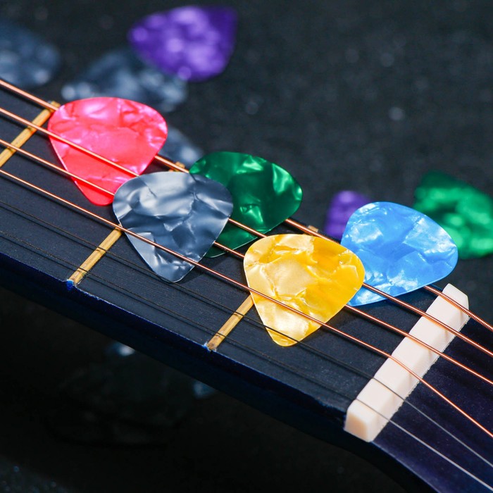 

Медиатор Music Life, 0,46мм, микс 10 шт, Разноцветный