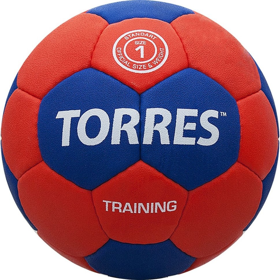

Мяч ганд. "TORRES Training" арт.H30051, р.1, ПУ, 4 подкл. слоя, красно-синий, Pro