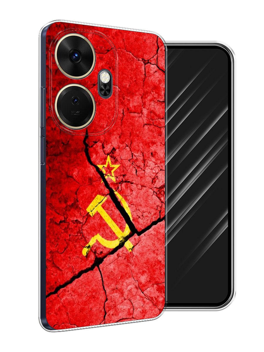 

Чехол Awog на Itel P55 Plus 4G "СССР", Красный;черный;желтый, 3201950-1