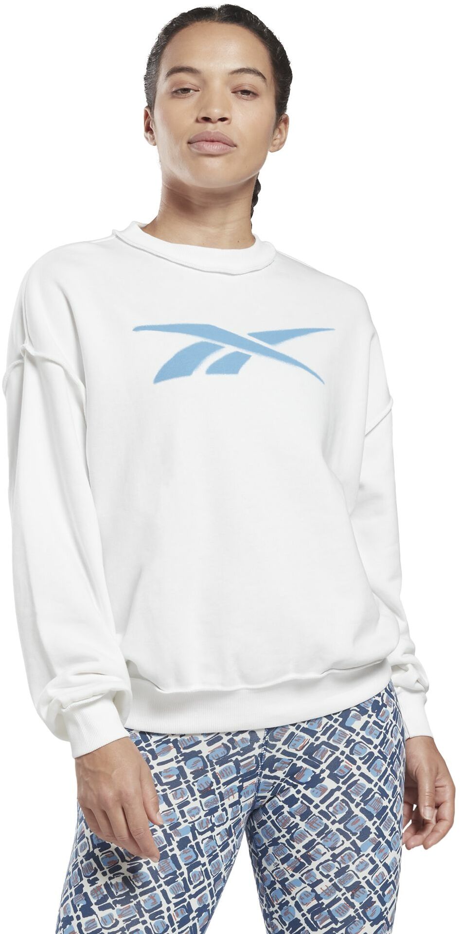 

Свитшот женский Reebok HB1074 белый M, HB1074