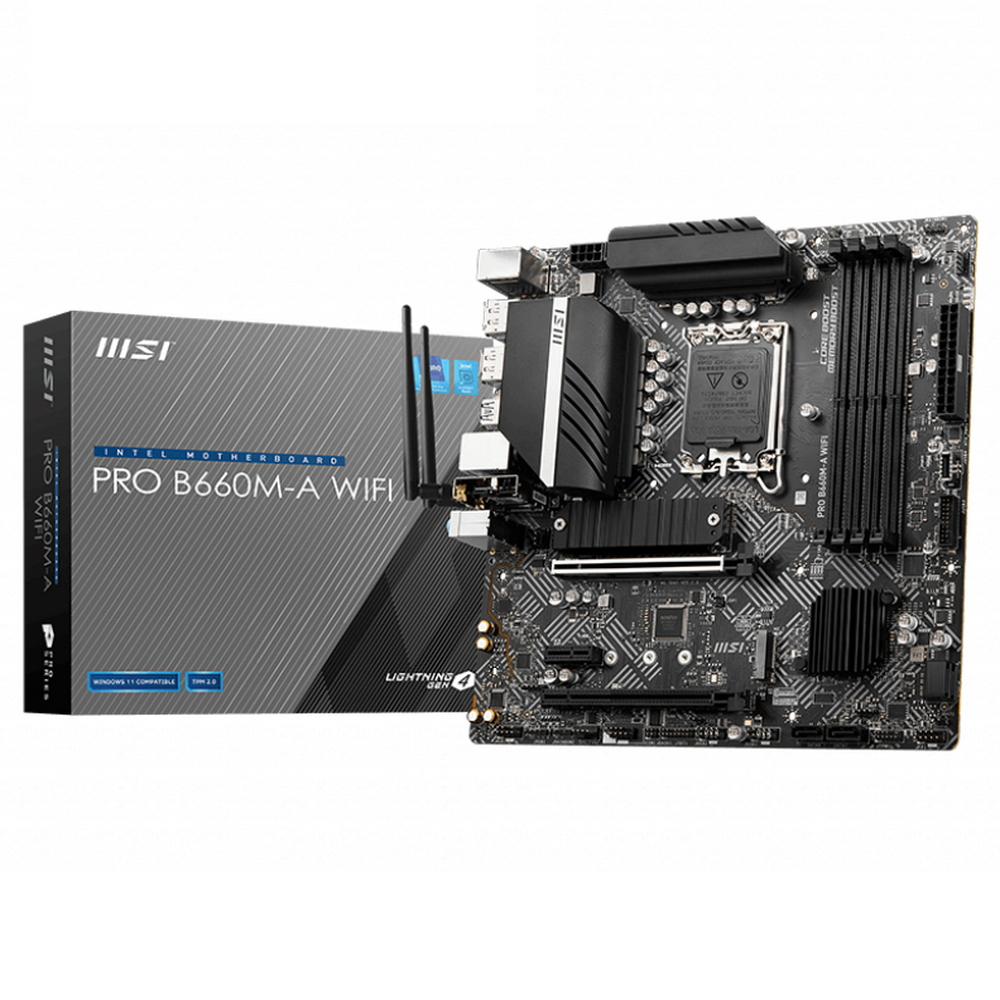 

Материнская плата MSI PRO B660M-A WIFI, PRO B660M-A WIFI