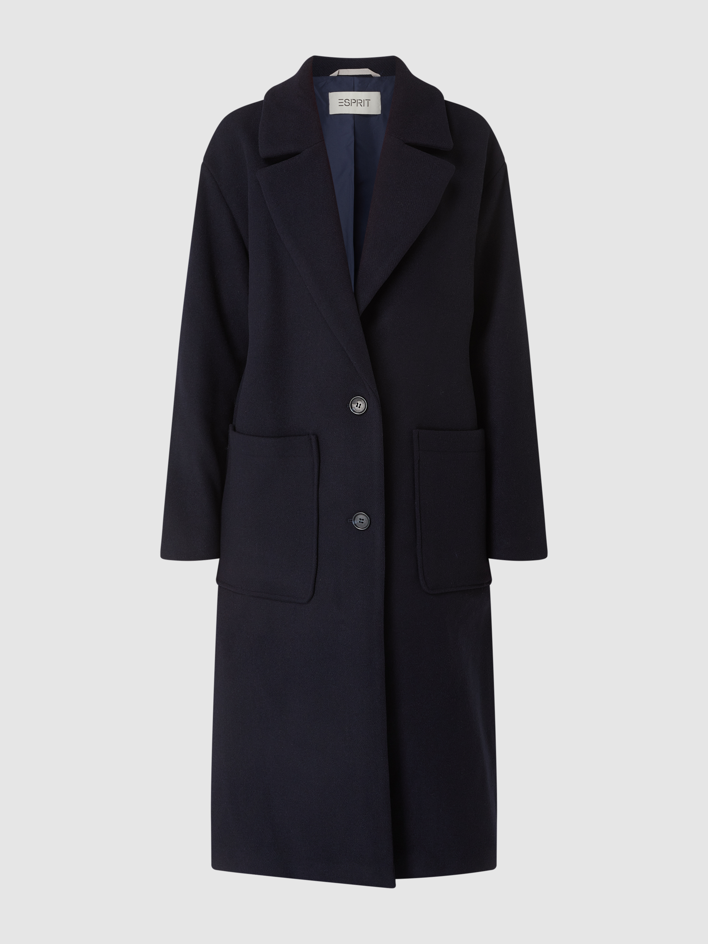 

Пальто женское Esprit 1677280 синее XL, Синий, 1677280