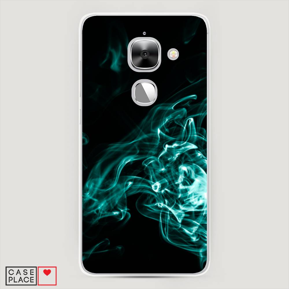 

Чехол на LeEco Le Max 2 "Дым", Бирюзовый;черный;голубой, 140250-3
