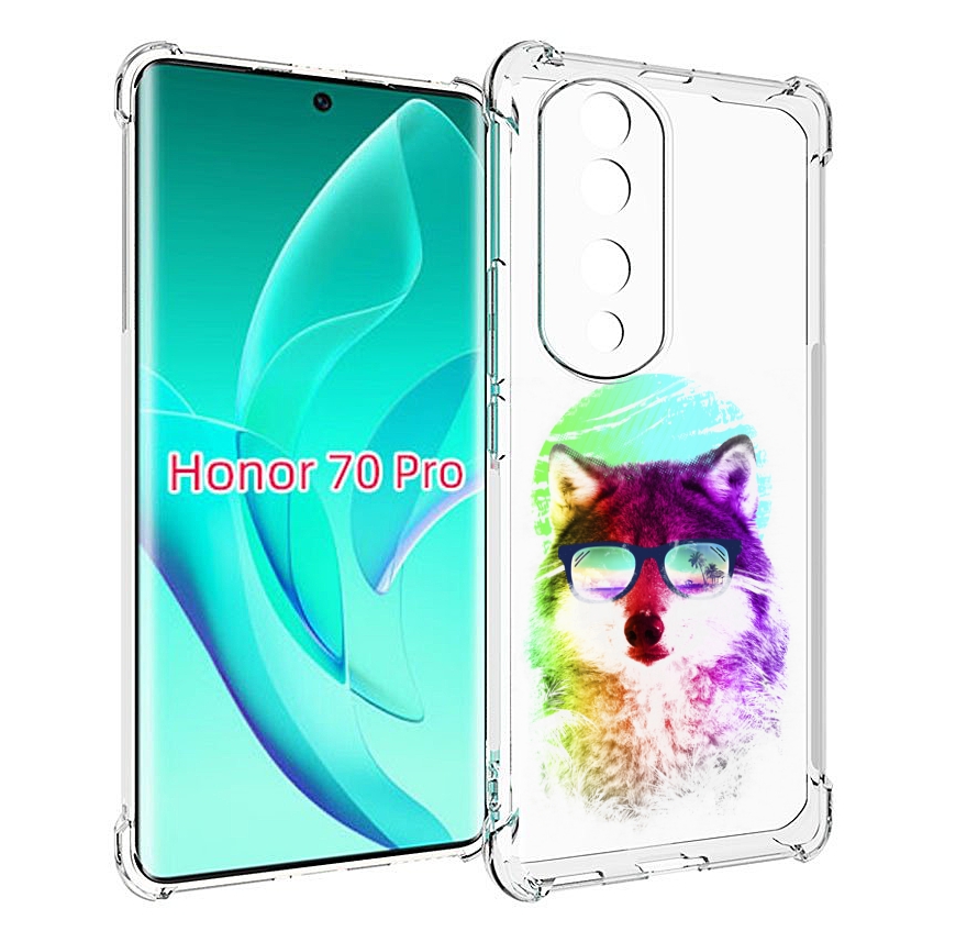 

Чехол MyPads радужный волк детский для Honor 70 Pro / 70 Pro Plus, Прозрачный, Tocco