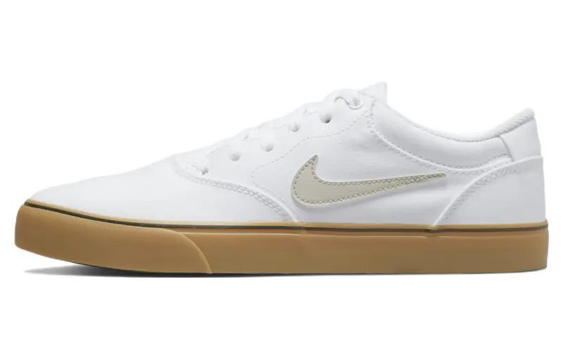 

Кеды унисекс Nike SB Chron 2 CNVS белые 39 EU, Белый, SB Chron 2 CNVS