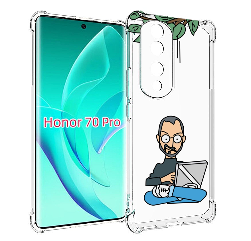 

Чехол MyPads программист для Honor 70 Pro / 70 Pro Plus, Прозрачный, Tocco