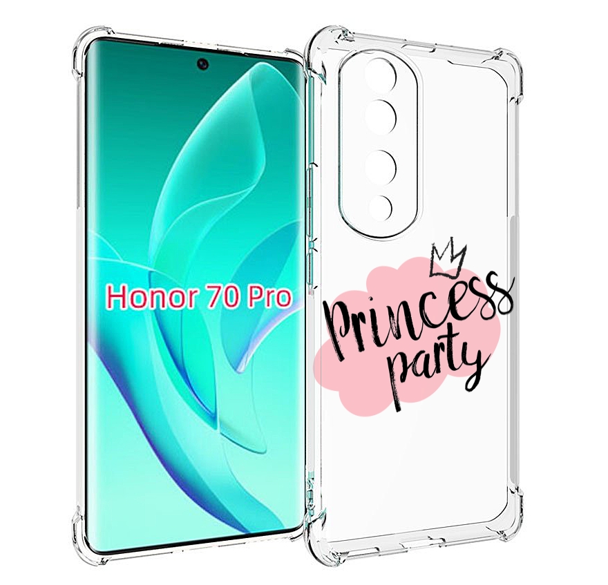 

Чехол MyPads принцессная-вечеринка для Honor 70 Pro / 70 Pro Plus, Прозрачный, Tocco