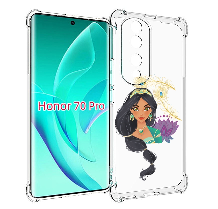 

Чехол MyPads принцесса-из-алладина женский для Honor 70 Pro / 70 Pro Plus, Прозрачный, Tocco