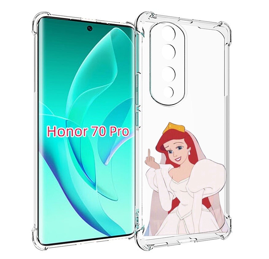 

Чехол MyPads принцесса-Русалочка-Ариель женский для Honor 70 Pro / 70 Pro Plus, Прозрачный, Tocco