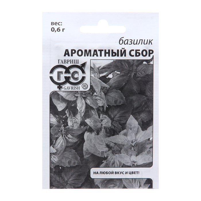 

Семена Базилик "Ароматный сбор", 0,1 г б/п (12 шт.)