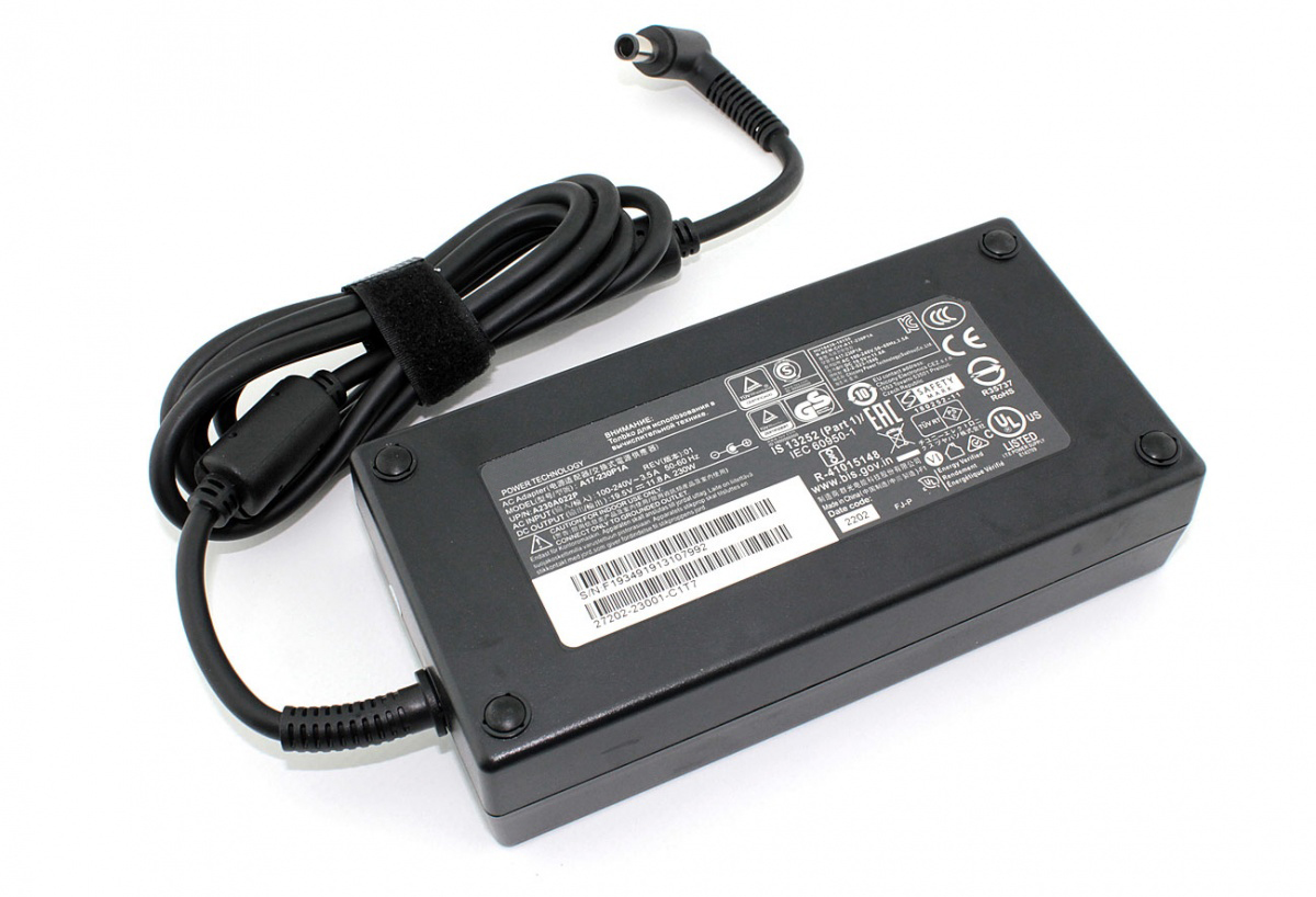 

Блок питания (сетевой адаптер) для ноутбуков Acer 19.5V 11.8A 230W 7.4x5.0 pin, Черный