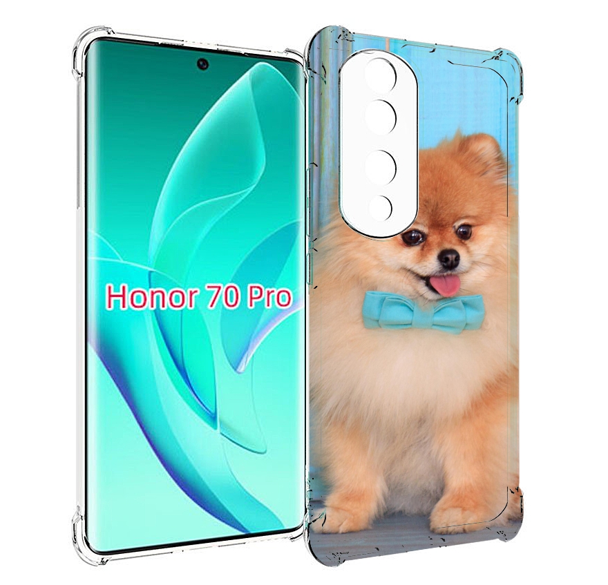 

Чехол MyPads померанскии шпиц для Honor 70 Pro / 70 Pro Plus, Прозрачный, Tocco