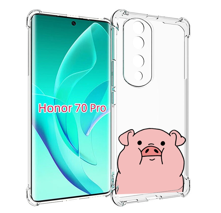 

Чехол MyPads полная-свинья для Honor 70 Pro / 70 Pro Plus, Прозрачный, Tocco