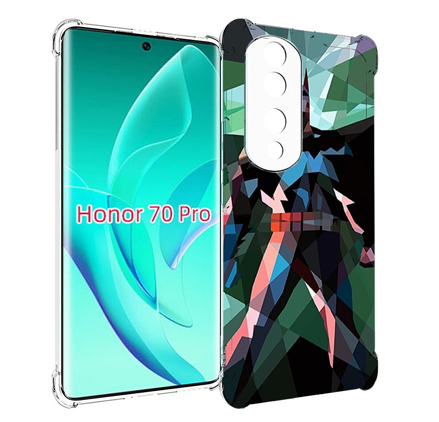 

Чехол MyPads полигональный-бэтмен-арт для Honor 70 Pro / 70 Pro Plus, Прозрачный, Tocco
