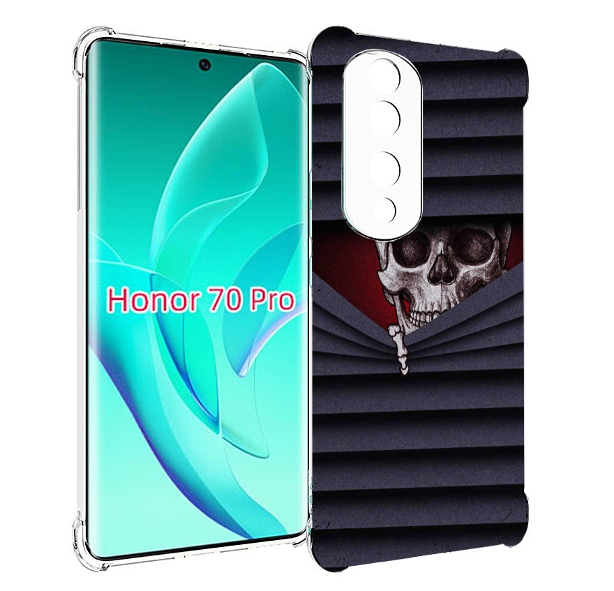 

Чехол MyPads подглядываю для Honor 70 Pro / 70 Pro Plus, Прозрачный, Tocco