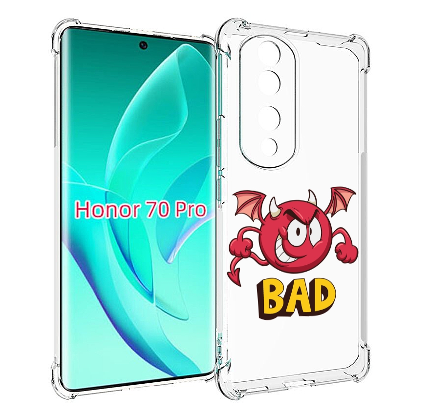 

Чехол MyPads плохой для Honor 70 Pro / 70 Pro Plus, Прозрачный, Tocco
