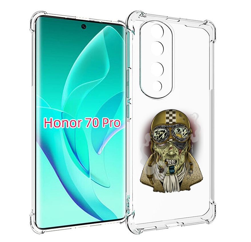 

Чехол MyPads военный зомби для Honor 70 Pro / 70 Pro Plus, Прозрачный, Tocco