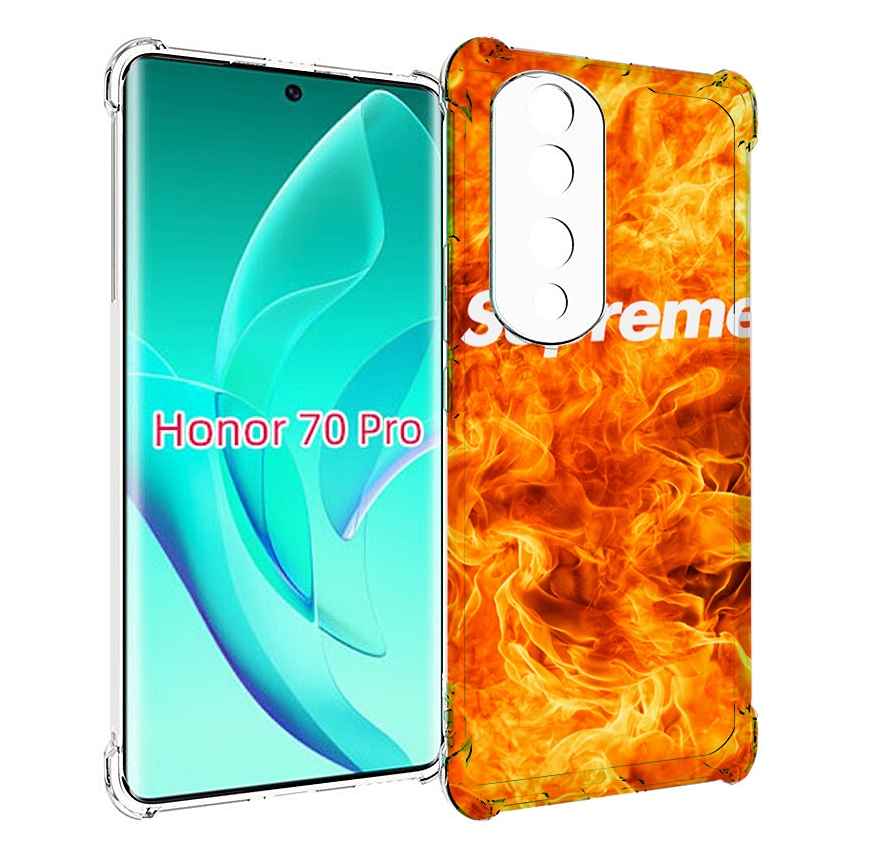 

Чехол MyPads пламя-пламенное суприм для Honor 70 Pro / 70 Pro Plus, Прозрачный, Tocco
