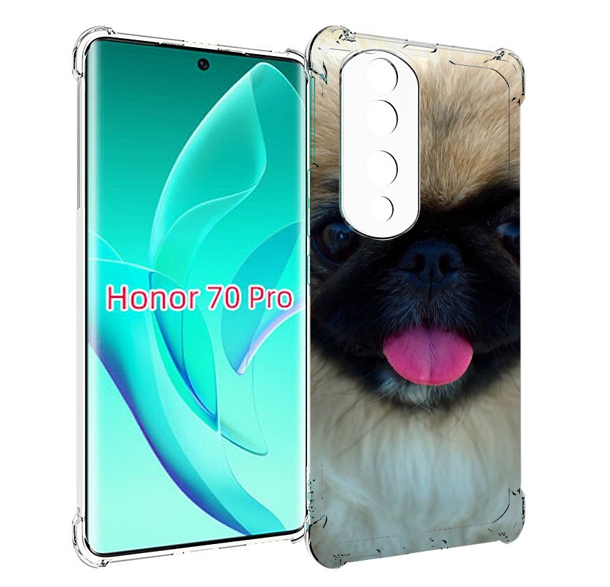 

Чехол MyPads пекинез для Honor 70 Pro / 70 Pro Plus, Прозрачный, Tocco
