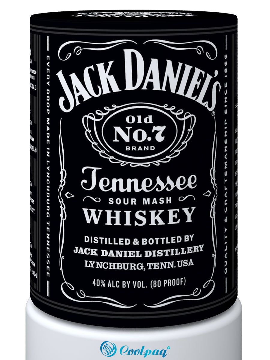 Чехол для бутылки 19л Coolpaq JACK DANIELS, черный, на кулер для воды