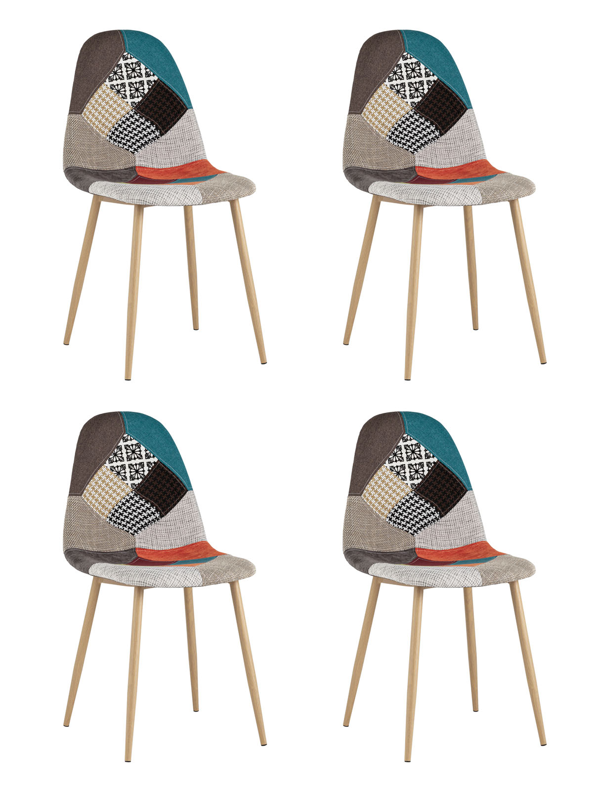 

Комплект стульев 4 шт. Stool Group валенсия, пэчворк, Валенсия