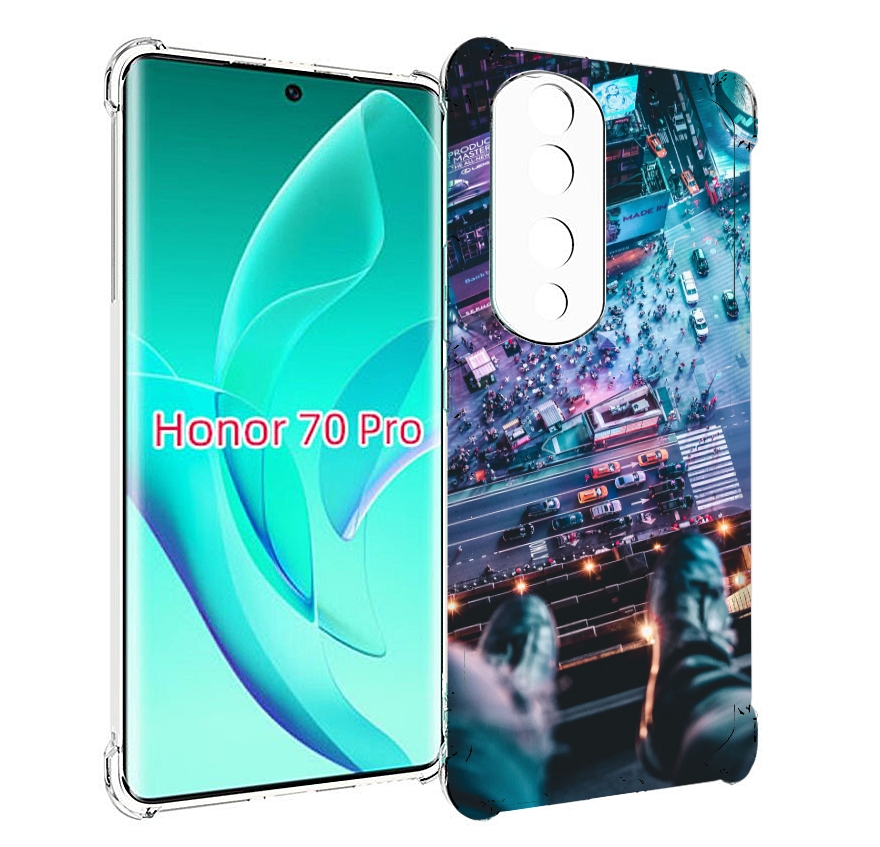 

Чехол MyPads парень на крыше для Honor 70 Pro / 70 Pro Plus, Прозрачный, Tocco