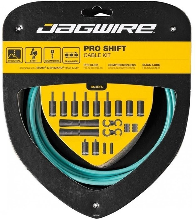 

Набор рубашек и тросиков переключения Jagwire Pro Shift Kit 2X Bianchi Celeste (PCK508), Голубой, Pro Shift Kit 2X